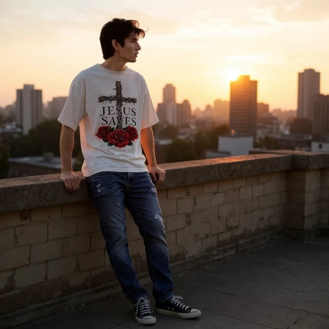 Jesus Sparar Tee (Skapare uppladdad)