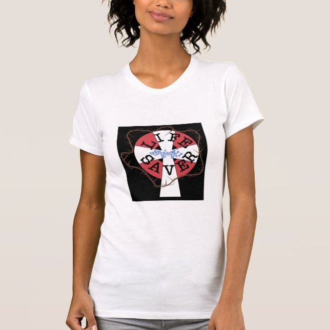 Jesus sparar tee shirt (Framsida)