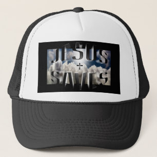 Jesus sparar truckerkeps