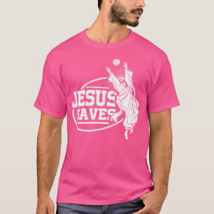 Jesus Sparar Volleyball Girls T Shirt