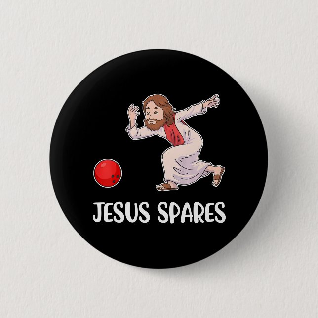 Jesus Spares Bowling Knapp (Framsida)