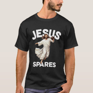 Jesus Spares Funny Christian Kristus Gutter Bowlin T Shirt