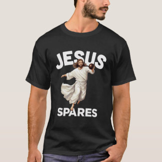 Jesus Spares Funny Christian Kristus Gutter Bowlin T Shirt