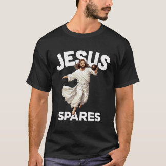 Jesus Spares Funny Christian Kristus Gutter Bowlin T Shirt