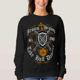 Jesus sparkar alla andra tar halvskada och drar... t shirt