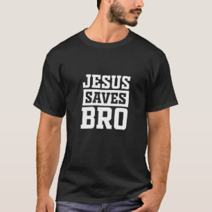 Jesus sparkar Bro Vintage till kristen Religiösa T Shirt