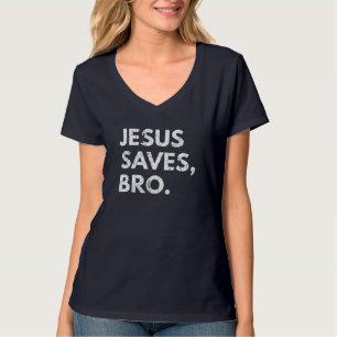 Jesus sparkar Bro Vintage till kristen Religiösa T Shirt