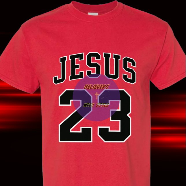 JESUS - Sport 23 - Kristna T Shirt (Skapare uppladdad)