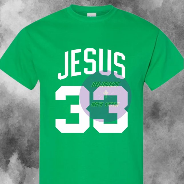 JESUS - Sport 33 - Kristna T Shirt (Skapare uppladdad)