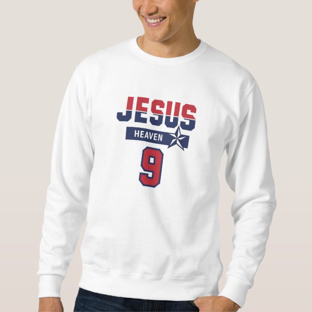 JESUS - Sport 9 - Kristna Lång Ärmad Tröja (Framsida)