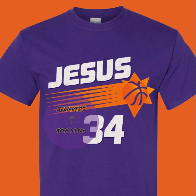 Jesus - Sports 34 - Christian T Shirt (Skapare uppladdad)