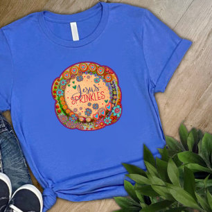 Jesus Sprinkle Cute Roligt Colorful Inspirief T Shirt