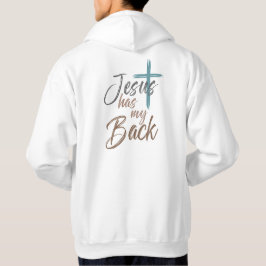 Jesus Står Vid Min Sida Hoodie