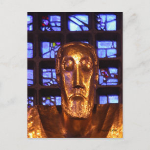 Jesus Statue, Kaiser Wilhelm Memorial Church Vykort