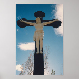 Jesus staty poster