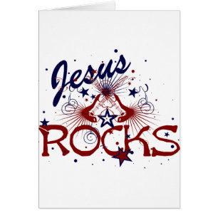 Jesus Sten Guitar Design Hälsningskort