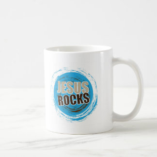 Jesus stenar 4 blått & choc kaffemugg
