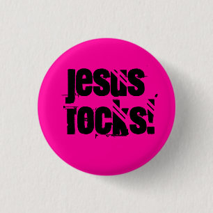 Jesus stenar! - Skräddarsy Knapp