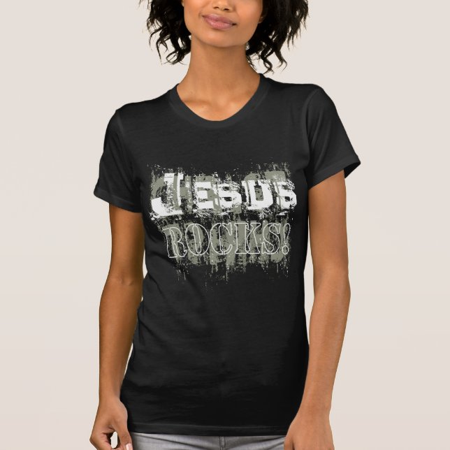 Jesus stenar! Tshirt Tee Shirt (Framsida)