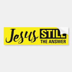 "Jesus stillbild bildekal för svaret"