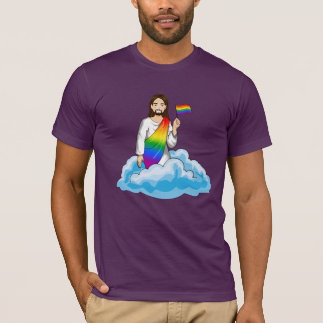 Jesus stolthet t shirt (Framsida)