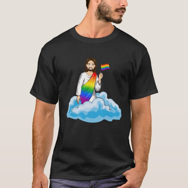 Jesus stolthet t shirt (Framsida)