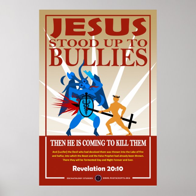 Jesus Stood_up till Bullies Poster (Framsidan)