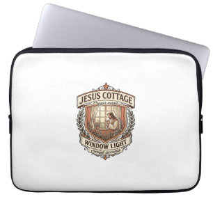 Jesus Stugans Fönsterljus Jesus Stugans Fönsterlju Laptop Fodral
