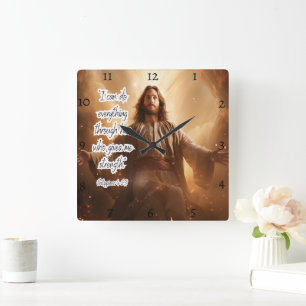 Jesus: Styrka, filippianer, tid Fyrkantig Klocka