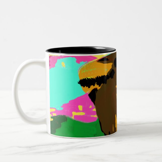 Jesus svar Två-Tonad mugg (Vänster)