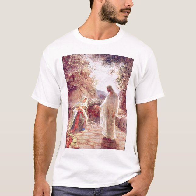 Jesus syns till Mary Magdalene T Shirt (Framsida)