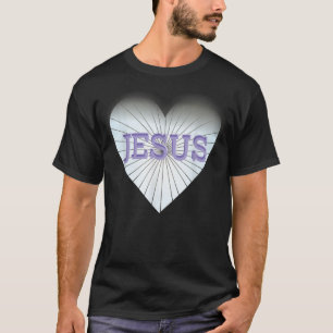 Jesus T I Kärlek Heart Jesus Shirt