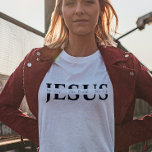 Jesus T-Shirt<br><div class="desc">Kristna t-shirt för kvinnor med Jesus i elegantens kalligrafi med "livet, vägen, sanningen"" skriver i bevis. Det här trendiget är den moderna trosdesignen perfektens gåva och mode påstående. Öka din tro med vår kristna t-shirt för kvinnor, försedd med elegantens kalligrafi. Detta trendig och denna moderna utformning fungerar inte bara som...</div>