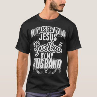 Jesus T-shirt Välsignad av Jesus Förstörd av min