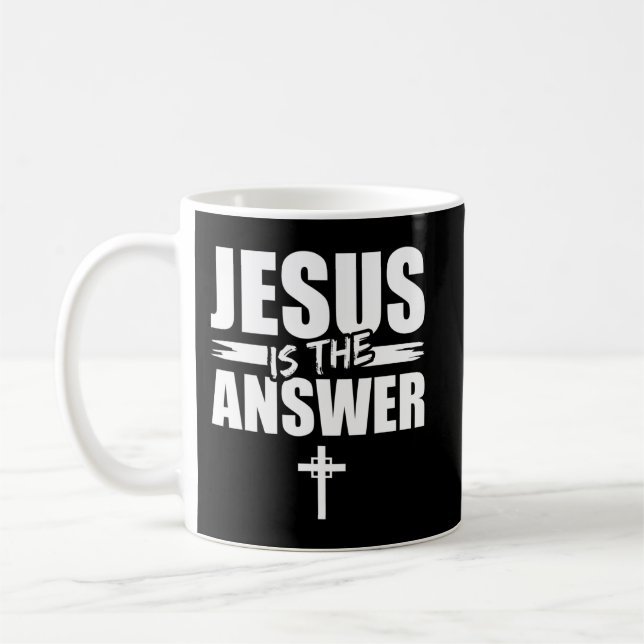 Jesus T-ShirtÄr du patriot? Kaffemugg (Vänster)