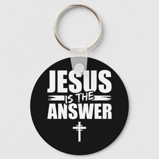 Jesus T-ShirtÄr du patriot? Nyckelring (Framsida)