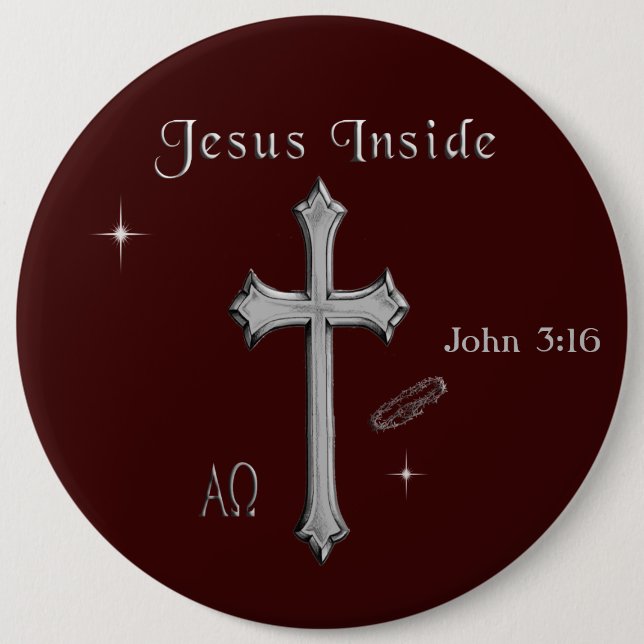 Jesus t-shirts knapp (Framsida)