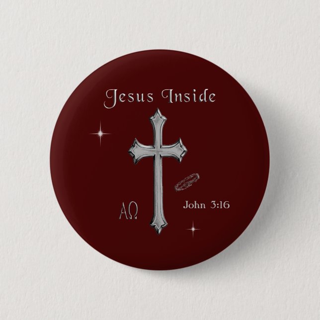 Jesus t-shirts knapp (Framsida)