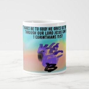 Jesus tack jumbo mugg