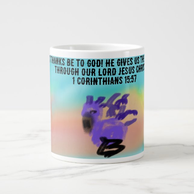 Jesus tack jumbo mugg (Framsidan)