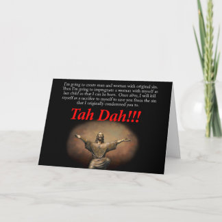 Jesus. Tah Dah!!! Jul Helgkort