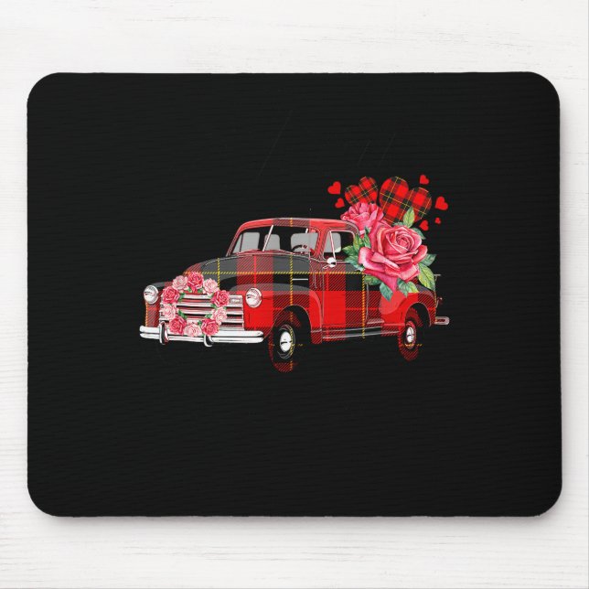 Jesus Take The Wheel Red Truck Christmas God Belie Musmatta (Framsidan)