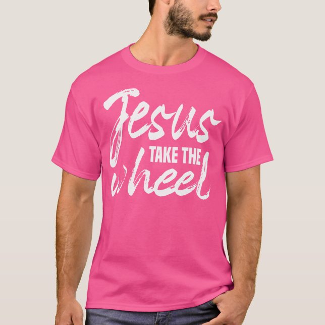 Jesus tar den kristna Religiösan Ins. T Shirt (Framsida)
