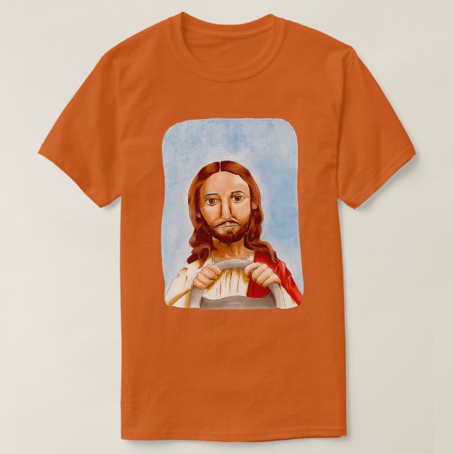 Jesus tar hjulet 3 t shirt (Design framsida)