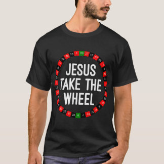 Jesus tar hjulets rullhjul t shirt