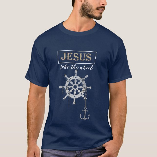 Jesus tar ratten t shirt (Framsida)