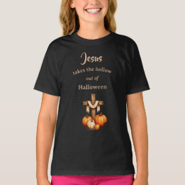 Jesus tar ur Halloween för barn T Shirt