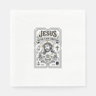 Jesus Tattooflash Kristna Jesus Tattooflash Ch Pappersservett
