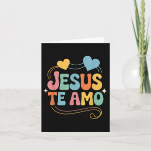 Jesus Te Ama Spanska inspirerande citat Kort