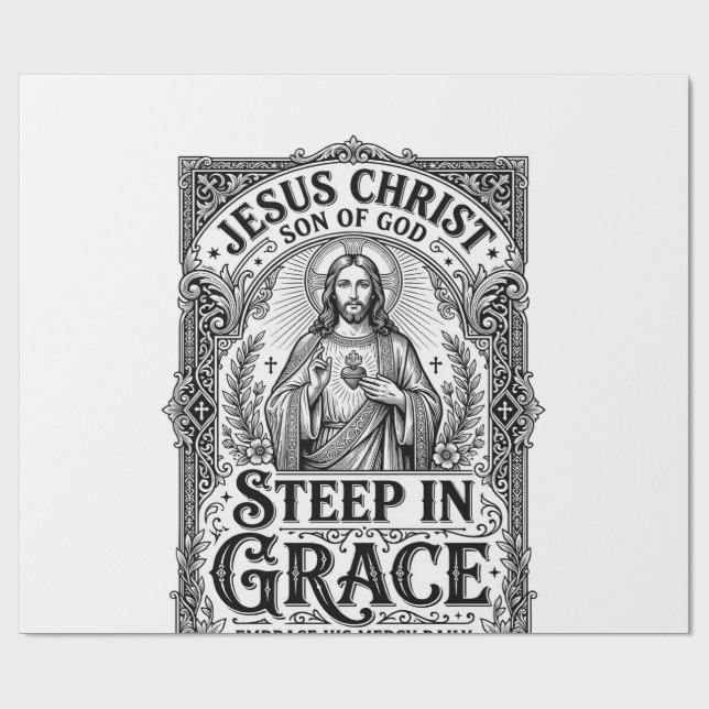 Jesus Teälskare Grafisk T-shirt Kristna Presentpapper (Platt)